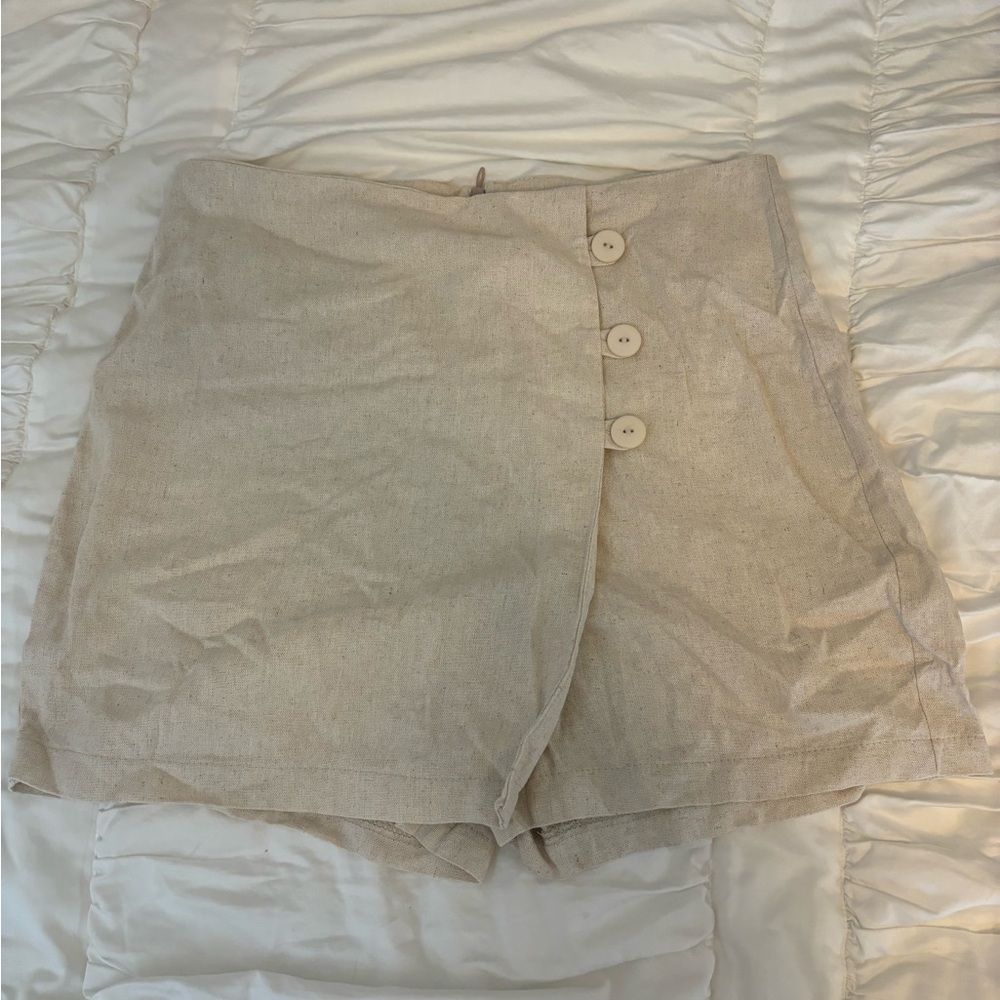 Beige Skort
